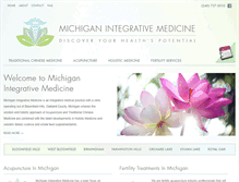 Tablet Screenshot of michiganintegrativemedicine.com